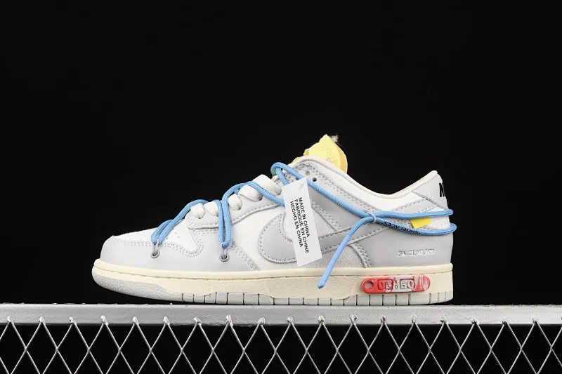 All Categories Nk SB Dunk Series Nk SB Dunk Low Low-top sneakers Cost-effective version OF x Nk Dunk Low “04 of 50” OW Gray Casual Sports Skateboard Shoes DM1602-113